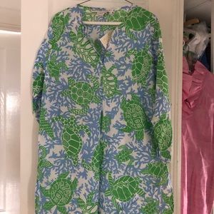 Gretchen Scott cotton turtle tunic